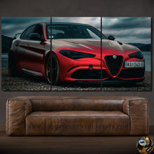 Load image into Gallery viewer, Alfa Romeo Giulia Quadrifoglio Canvas FREE Shipping Worldwide!!