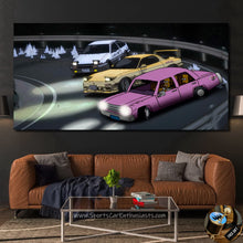 Load image into Gallery viewer, Initial D Simpsons Canvas FREE Shipping Worldwide!!
