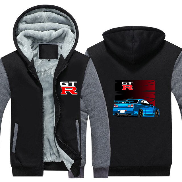 SKYLINE GT-R ナイロンフリースジャケット プレミアム　レア品 GTR R34 Jacket | Sports Car Enthusiasts