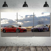 Load image into Gallery viewer, GT86 & GT-R R35 Canvas 3/5pcs FREE Shipping Worldwide!! - Sports Car Enthusiasts