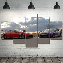 Load image into Gallery viewer, GT86 & GT-R R35 Canvas 3/5pcs FREE Shipping Worldwide!! - Sports Car Enthusiasts