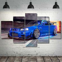 Load image into Gallery viewer, Nissan GT-R R34 Skyline Canvas FREE Shipping Worldwide!! - Sports Car Enthusiasts
