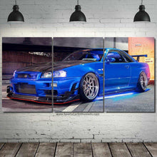Load image into Gallery viewer, Nissan GT-R R34 Skyline Canvas FREE Shipping Worldwide!! - Sports Car Enthusiasts