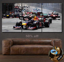 Load image into Gallery viewer, Monaco F1 Canvas 3/5pcs FREE Shipping Worldwide!! - Sports Car Enthusiasts