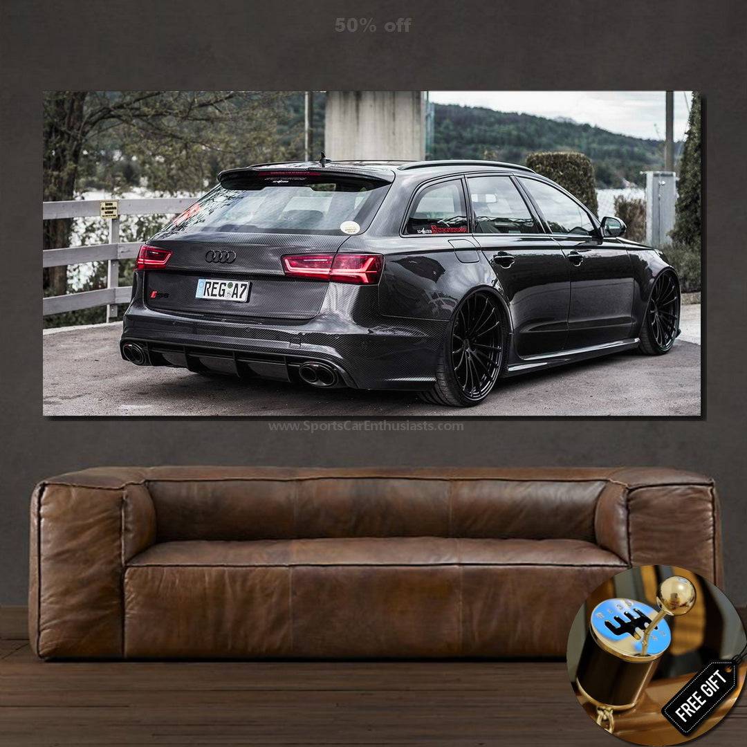 Audi RS6 MTM Canvas FREE Shipping Worldwide!!