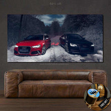 Load image into Gallery viewer, Audi Canvas FREE Shipping Worldwide!! - Sports Car Enthusiasts