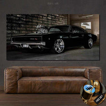 Load image into Gallery viewer, Dodge Charger Canvas FREE Shipping Worldwide!! - Sports Car Enthusiasts