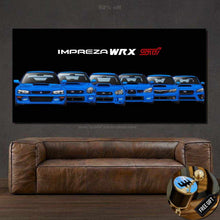 Load image into Gallery viewer, Subaru Impreza WRX STI Evolution Canvas FREE Shipping Worldwide!! - Sports Car Enthusiasts