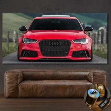 Load image into Gallery viewer, Audi RS6 Canvas FREE Shipping Worldwide!! - Sports Car Enthusiasts