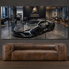 Load image into Gallery viewer, Lamborghini Revuelto 3-piece framed canvas print – premium motorsport wall art