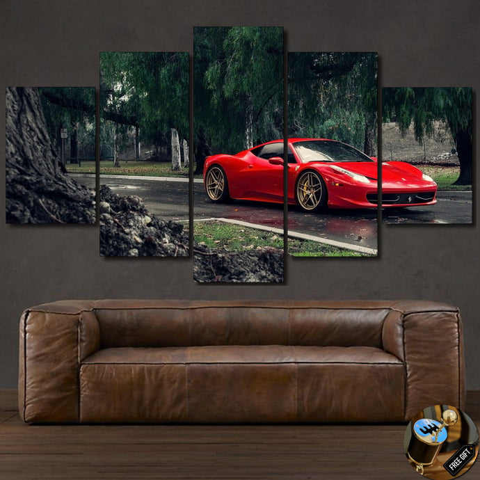 458 Italia Canvas FREE Shipping Worldwide!! - Sports Car Enthusiasts