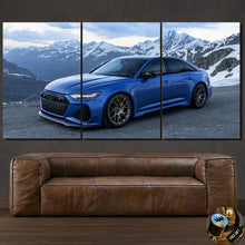 Charger l&#39;image dans la galerie, Audi RS6 C8 Sedan 1of1 Canvas FREE Shipping Worldwide!! - Sports Car Enthusiasts