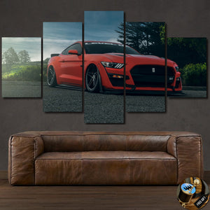 Ford Mustang Shelby GT500 Canvas FREE Shipping Worldwide!!