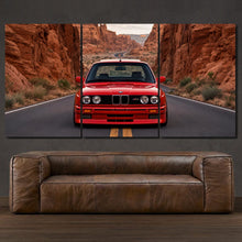 Charger l'image dans la galerie, BMW E30 M3 3-piece framed canvas print – premium motorsport wall art