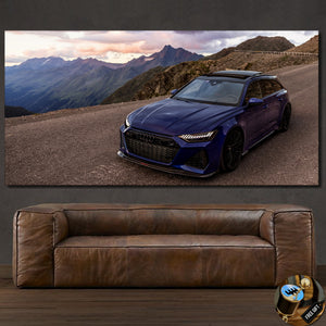Audi RS6-S Canvas FREE Shipping Worldwide!! - Sports Car Enthusiasts