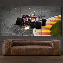 Load image into Gallery viewer, F1 Formula One Red Bull Racing Spa-Francorchamps 3-piece framed canvas print – premium motorsport wall art