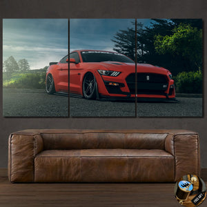 Ford Mustang Shelby GT500 Canvas FREE Shipping Worldwide!!