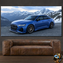 Charger l&#39;image dans la galerie, Audi RS6 C8 Sedan 1of1 Canvas FREE Shipping Worldwide!! - Sports Car Enthusiasts
