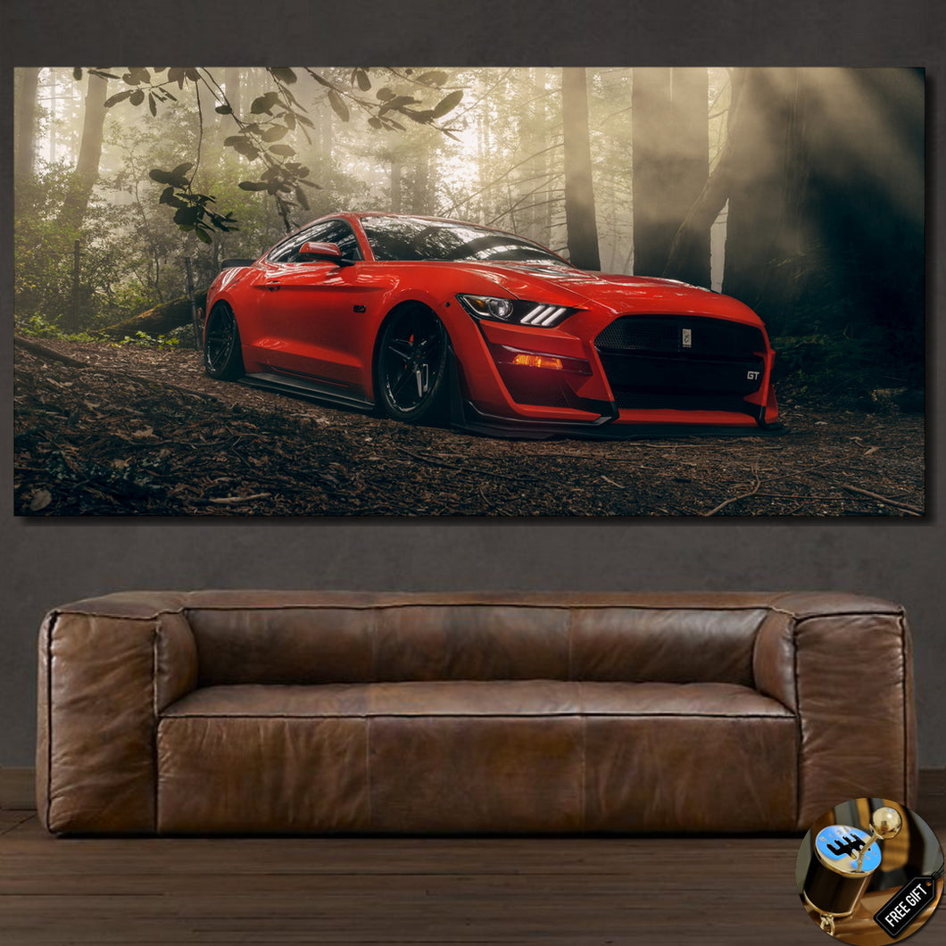 Ford Mustang GT500 Canvas FREE Shipping Worldwide!! - Sports Car Enthusiasts