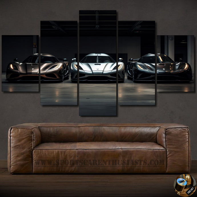 Koenigsegg Canvas FREE Shipping Worldwide!! - Sports Car Enthusiasts