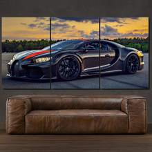 Laden Sie das Bild in den Galerie-Viewer, Bugatti Chiron Super Sport 3-piece framed canvas print – premium motorsport wall art