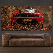 Laden Sie das Bild in den Galerie-Viewer, Ferrari F430 3-piece framed canvas print – premium motorsport wall art