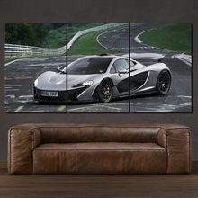 Charger l'image dans la galerie, McLaren P1 Nurburgring 3-piece framed canvas print – premium motorsport wall art