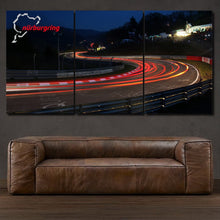 Load image into Gallery viewer, Nurburgring 3-piece framed canvas print – premium motorsport wall art