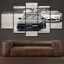Load image into Gallery viewer, Toyota Supra 5-piece framed canvas print – wall art gift for sports car enthusiasts