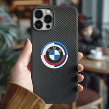 Charger l'image dans la galerie, Coque iPhone en fibre de carbone et verre trempé Audi, livraison gratuite dans le monde entier