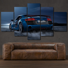 Load image into Gallery viewer, Audi R8 5-piece framed canvas print – wall art gift for sports car enthusiasts