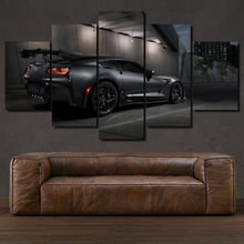 Load image into Gallery viewer, Chevrolet Corvette ZR1 C7 5-piece framed canvas print – wall art gift for sports car enthusiasts