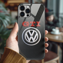 Load image into Gallery viewer, VW Volkswagen Golf GTI Tempered Glass iPhone Case FREE Shipping Worldwide!