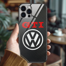 Charger l'image dans la galerie, Coque iPhone en fibre de carbone et verre trempé Audi, livraison gratuite dans le monde entier