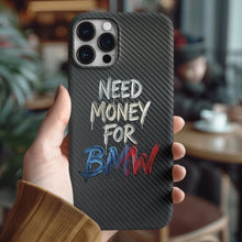 Load image into Gallery viewer, Need Money For BMW Tempered Glass iPhone Case FREE Shipping Worldwide!