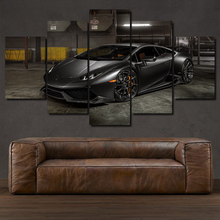 Load image into Gallery viewer, Lamborghini Huracan 5-piece framed canvas print – wall art gift for sports car enthusiasts