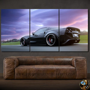 Chevrolet Corvette ZR1 C6 Canvas FREE Shipping Worldwide