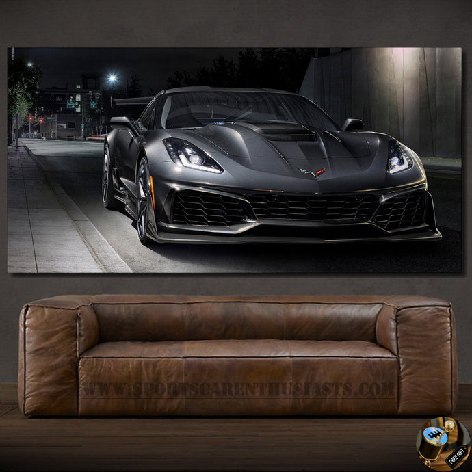 Chevrolet Corvette C7 ZR1 Canvas FREE Shipping Worldwide!! - Sports Car Enthusiasts