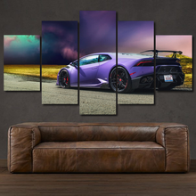 Load image into Gallery viewer, Lamborghini Huracan 5-piece framed canvas print – wall art gift for sports car enthusiasts