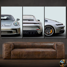 Laden Sie das Bild in den Galerie-Viewer, Porsche 3pcs Canvas FREE Shipping Worldwide!!