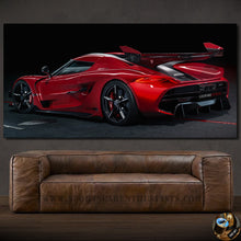 Laden Sie das Bild in den Galerie-Viewer, Koenigsegg Jesko Canvas FREE Shipping Worldwide!!