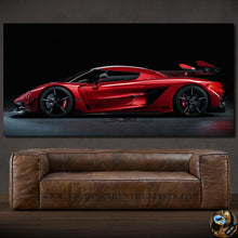 Laden Sie das Bild in den Galerie-Viewer, Koenigsegg Jesko Canvas FREE Shipping Worldwide!!