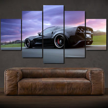Load image into Gallery viewer, Chevrolet Corvette ZR1 C6 5-piece framed canvas print – wall art gift for sports car enthusiasts