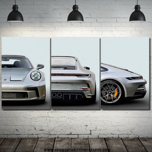 Porsche 911 992 GT3 Canvas FREE Shipping Worldwide!!