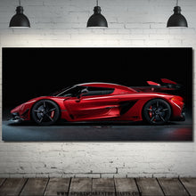 Laden Sie das Bild in den Galerie-Viewer, Koenigsegg Jesko Canvas FREE Shipping Worldwide!!