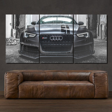 Laden Sie das Bild in den Galerie-Viewer, Audi RS5 3-piece framed canvas print – premium motorsport wall art