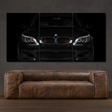Load image into Gallery viewer, BMW E60 M5 3-piece framed canvas print – premium motorsport wall art