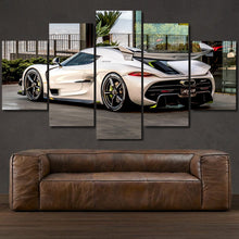 Load image into Gallery viewer, Koenigsegg Jesko 5-piece framed canvas print – wall art gift for sports car enthusiasts
