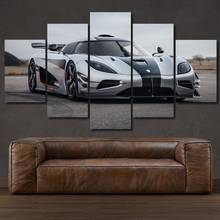 Load image into Gallery viewer, Koenigsegg Agera one:1 5-piece framed canvas print – wall art gift for sports car enthusiasts