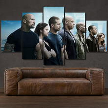 Laden Sie das Bild in den Galerie-Viewer, Fast &amp; Furious 5-piece framed canvas print – wall art gift for sports car enthusiasts